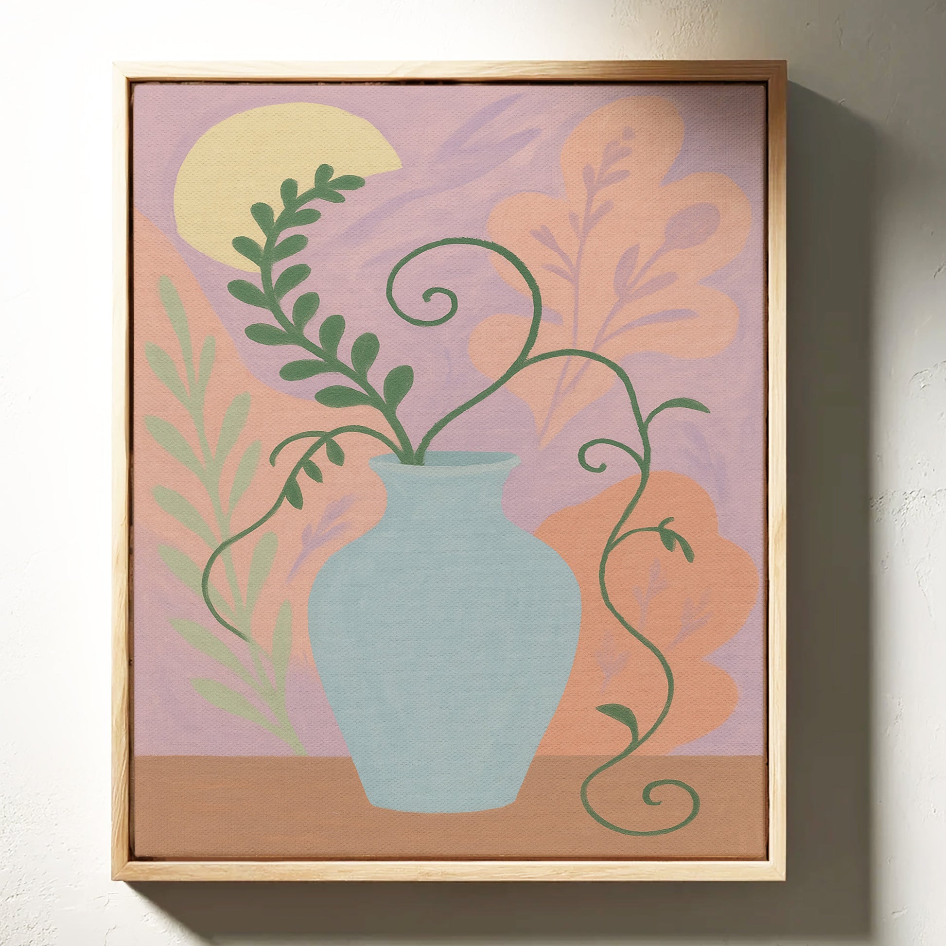 Sunny Fruit Bowl on Blue