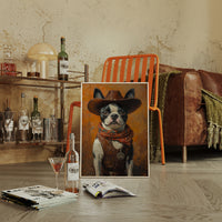 Boston Terrier Cowboy Deputy