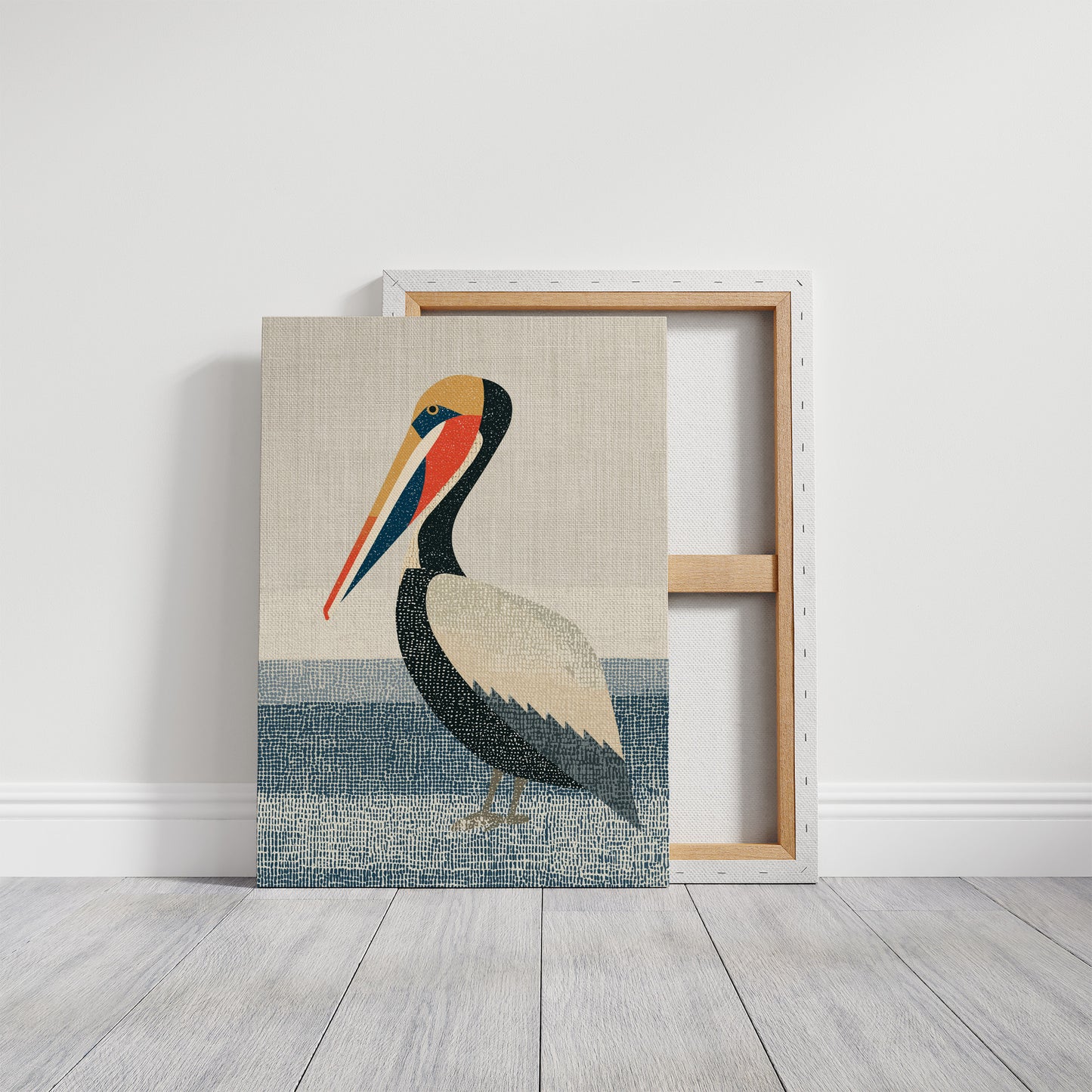 Pelican at Rest, Coastal Weave