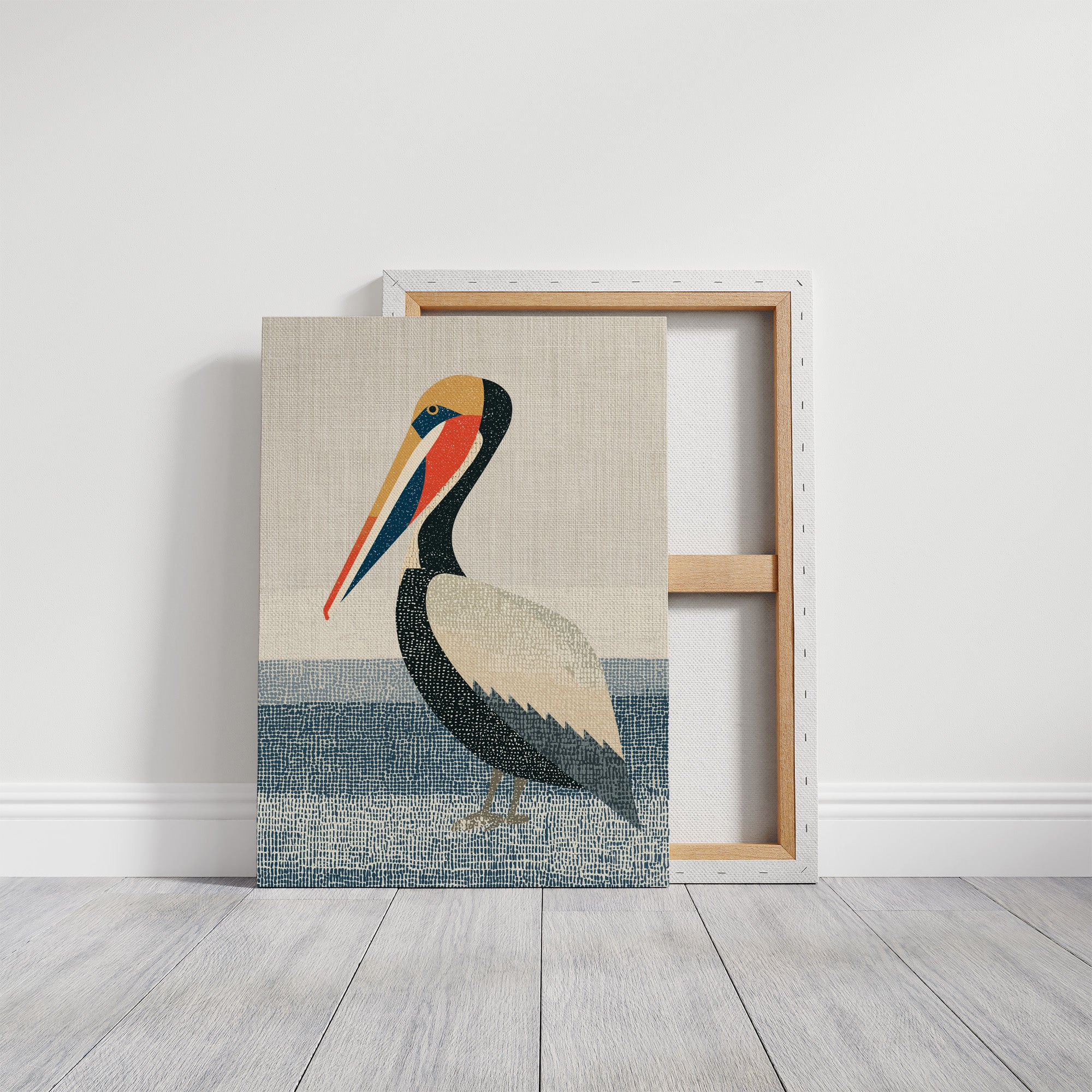Pelican at Rest, Coastal Weave