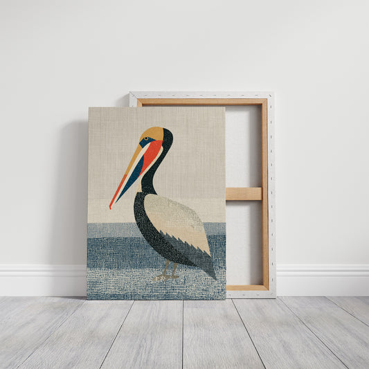 Pelican at Rest, Coastal Weave