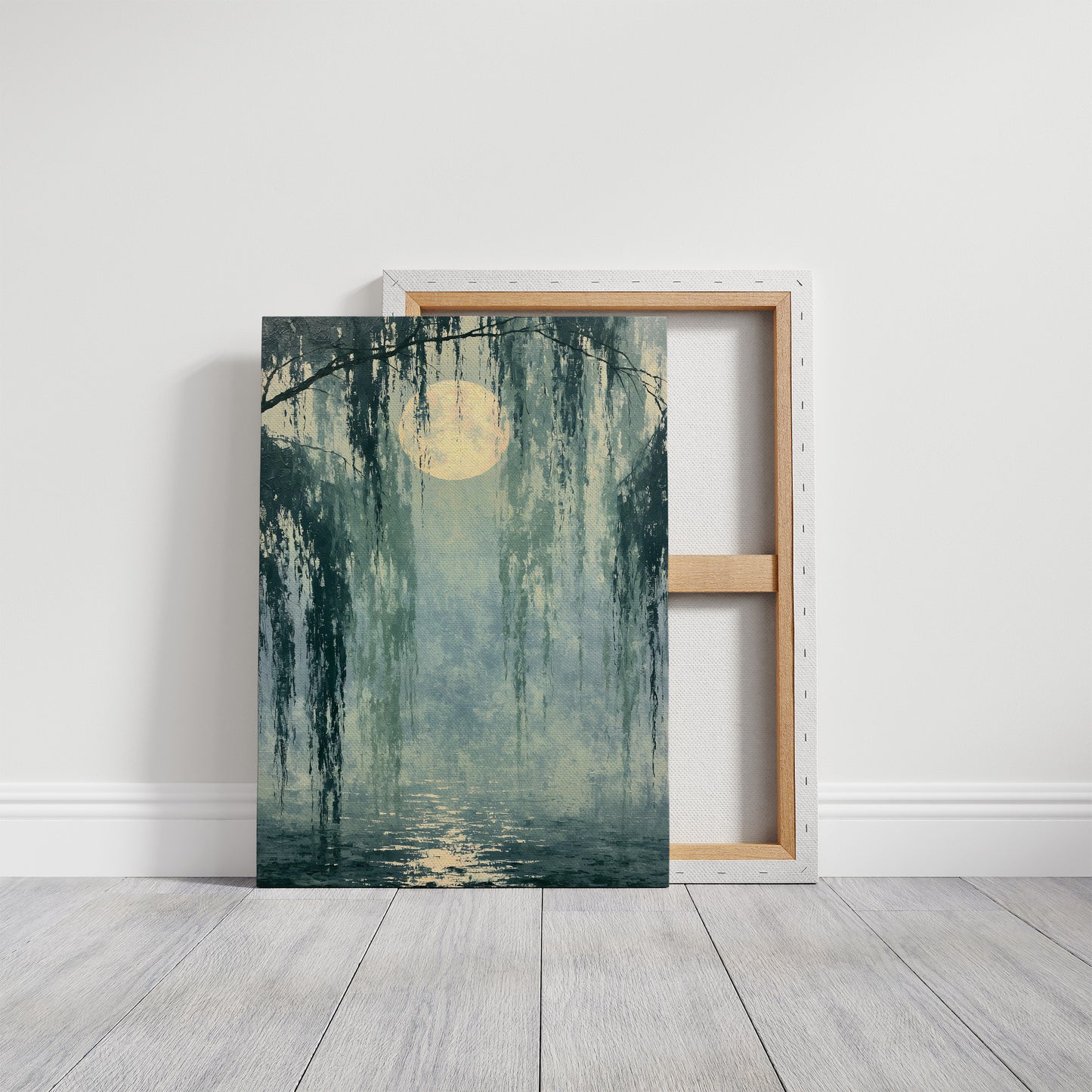 Moonrise Through the Moss Curtain