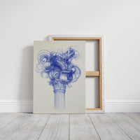 Corinthian Dreams In Cobalt Blue