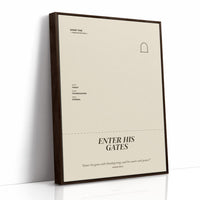 Enter His Gates