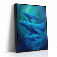 Gentle Giants Dance Through Cyan