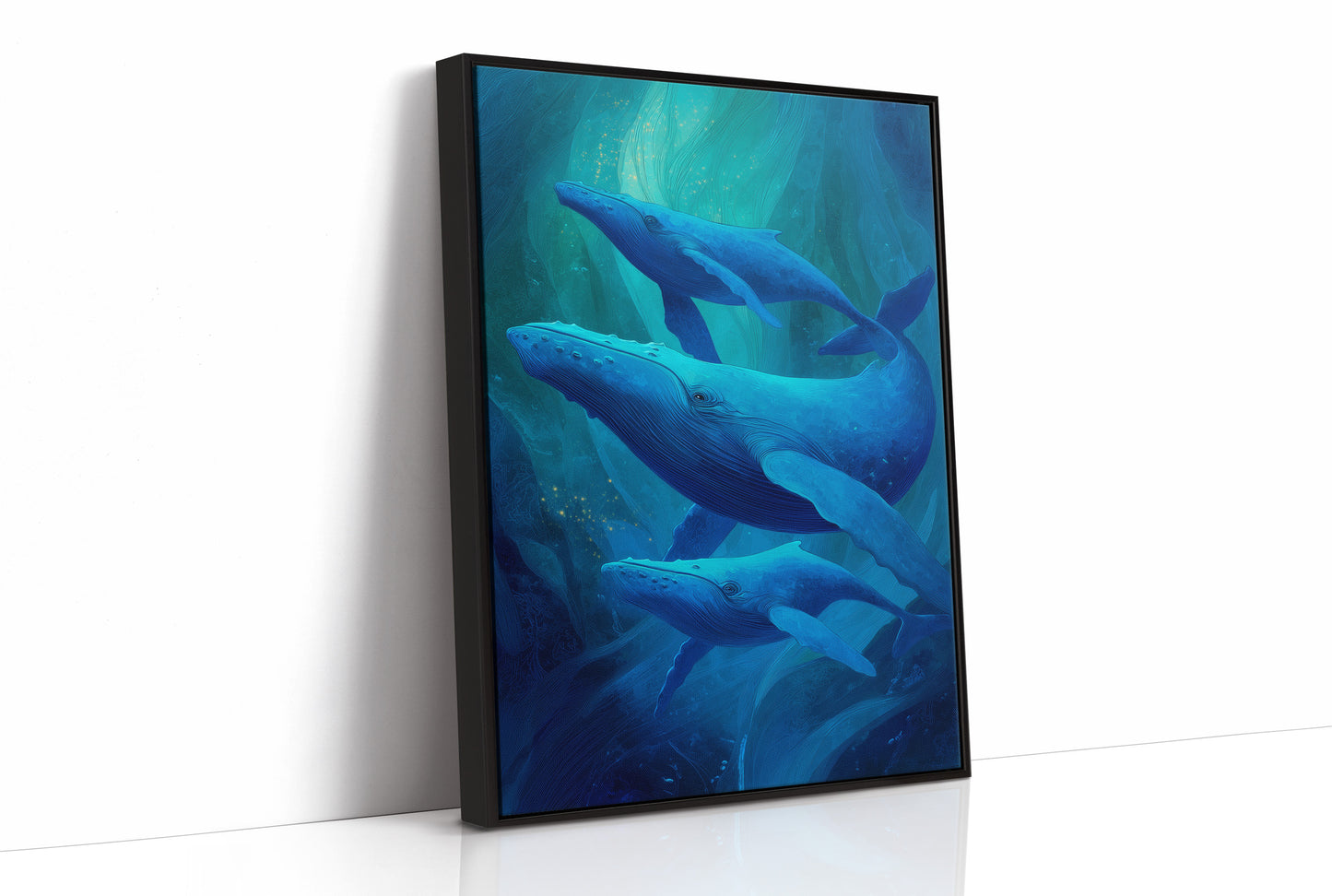 Gentle Giants Dance Through Cyan