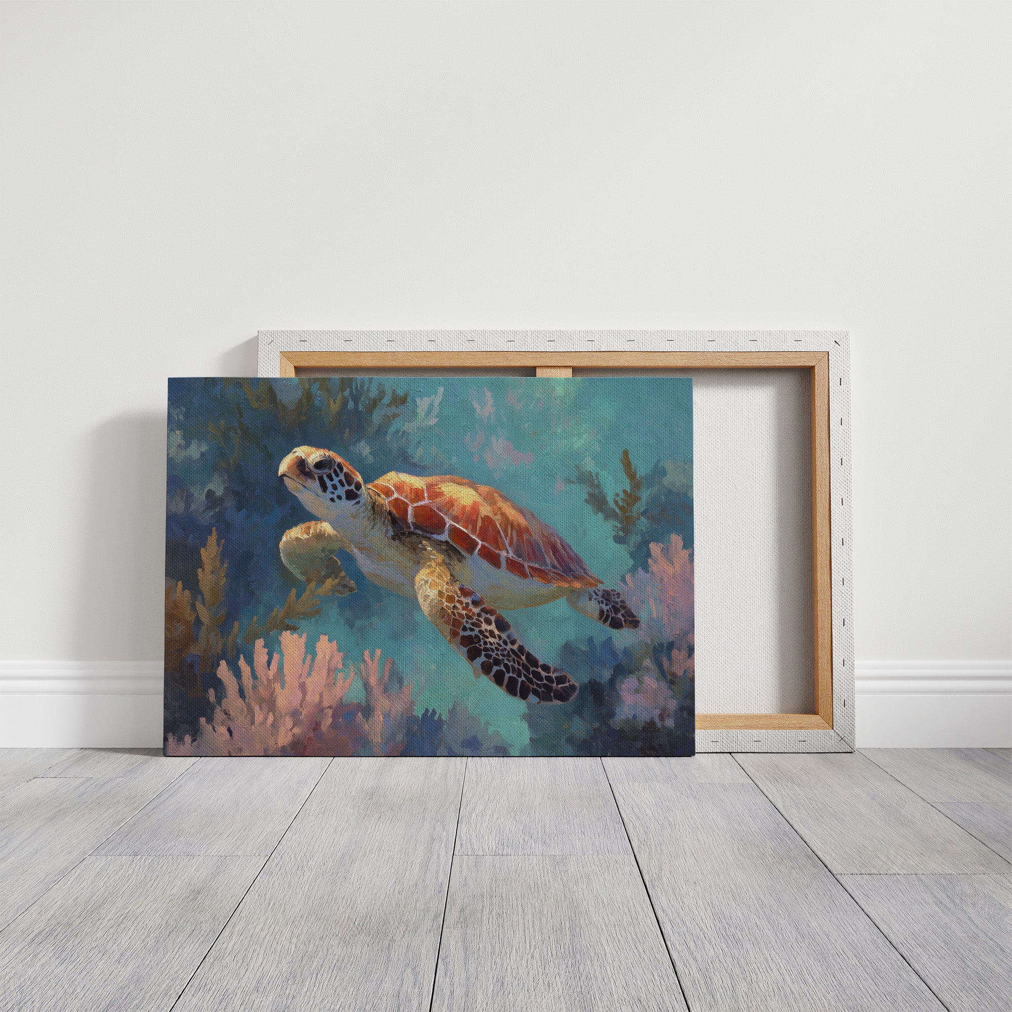 Ancient Voyager Through Turquoise Depths