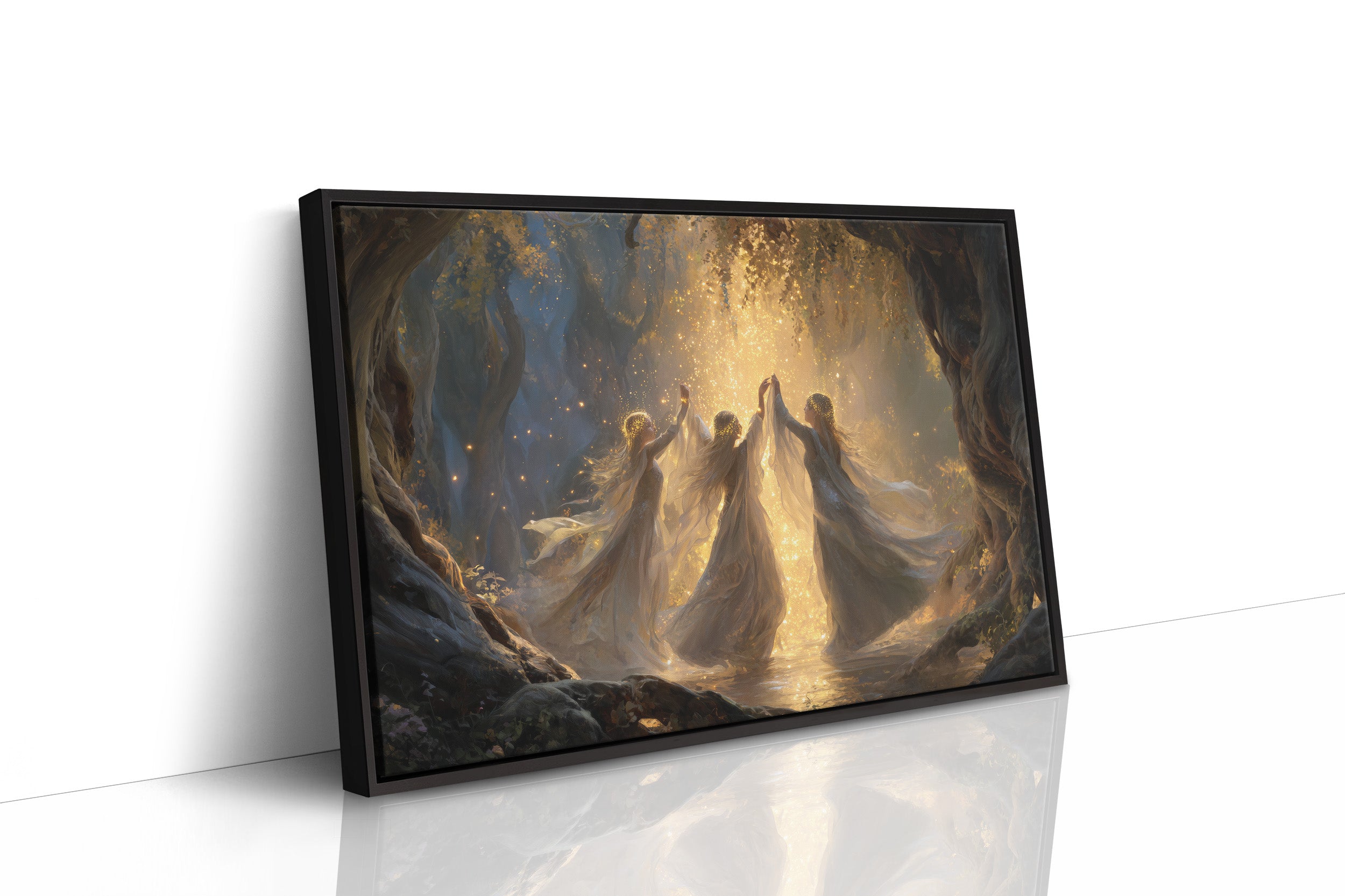 Ancient Dance In Golden Light