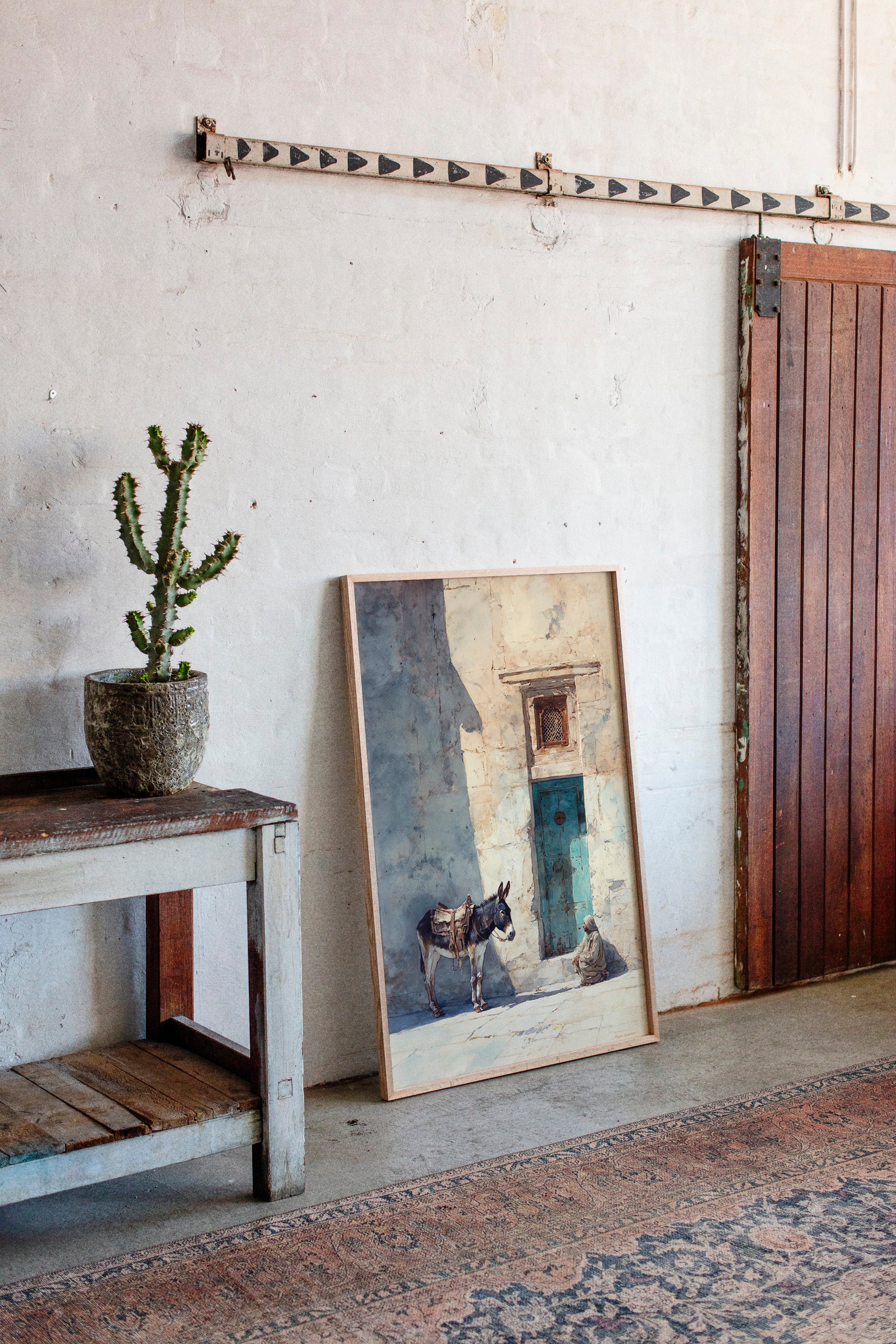 Respite Beneath the Sunlit Door