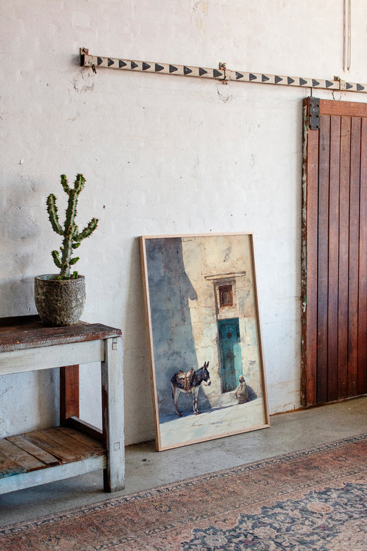 Respite Beneath the Sunlit Door