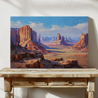 Monoliths Dance Under Desert Light