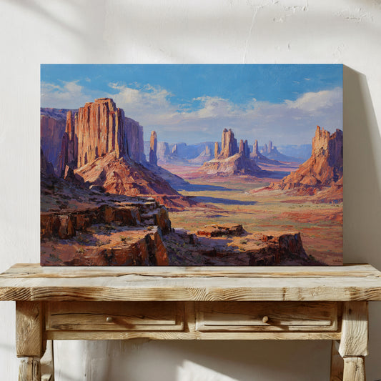 Monoliths Dance Under Desert Light
