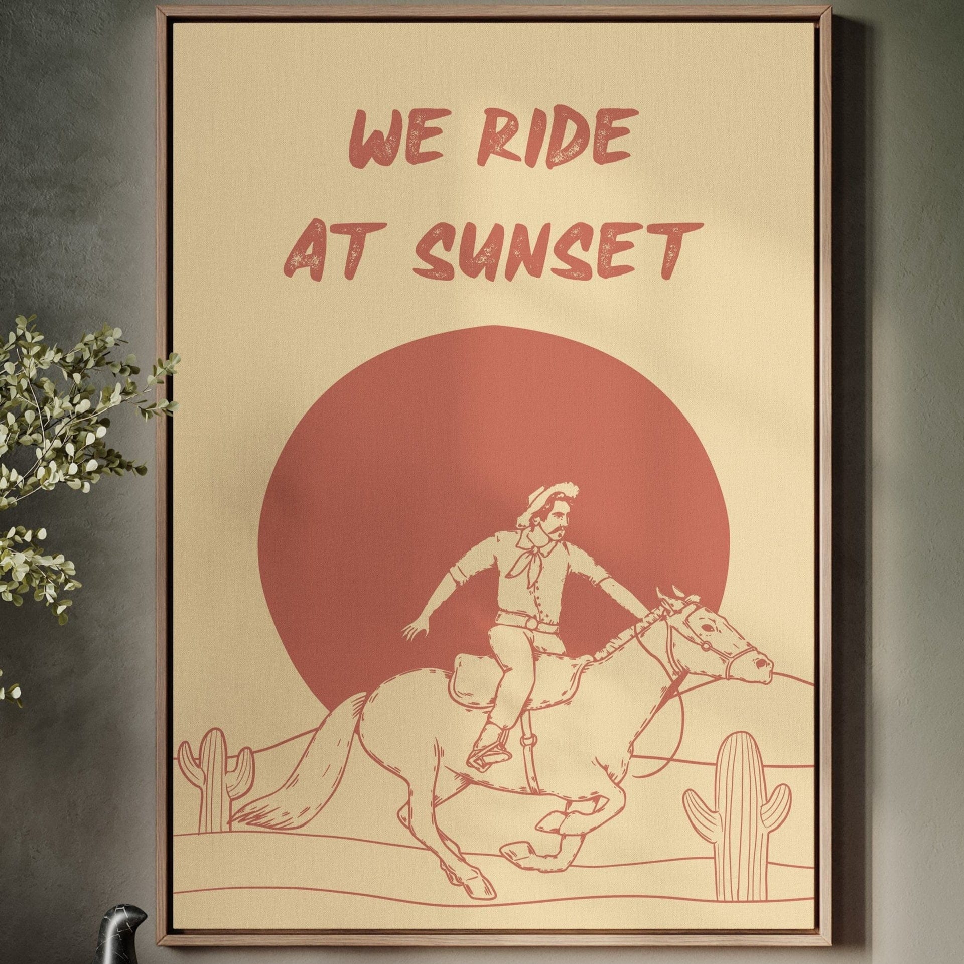 Desert Horses Chase Golden Hours