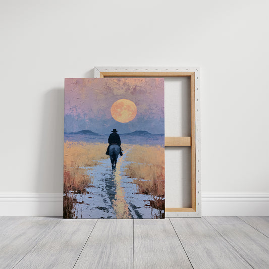 Moonrise Over the Prairie