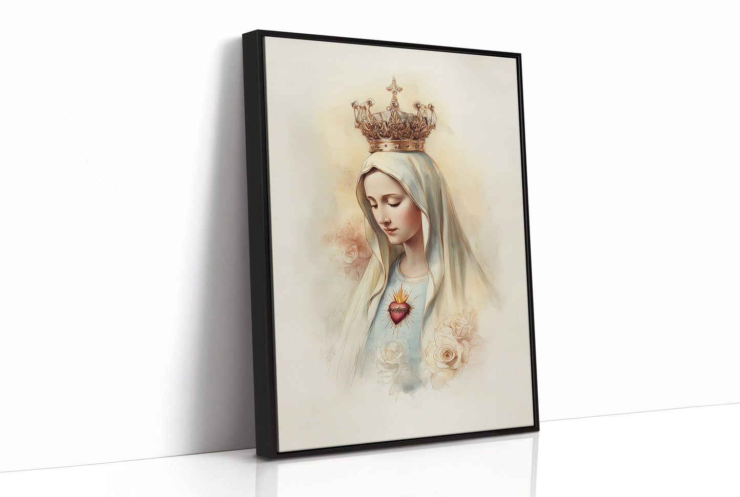 Sacred Heart In Quiet Devotion
