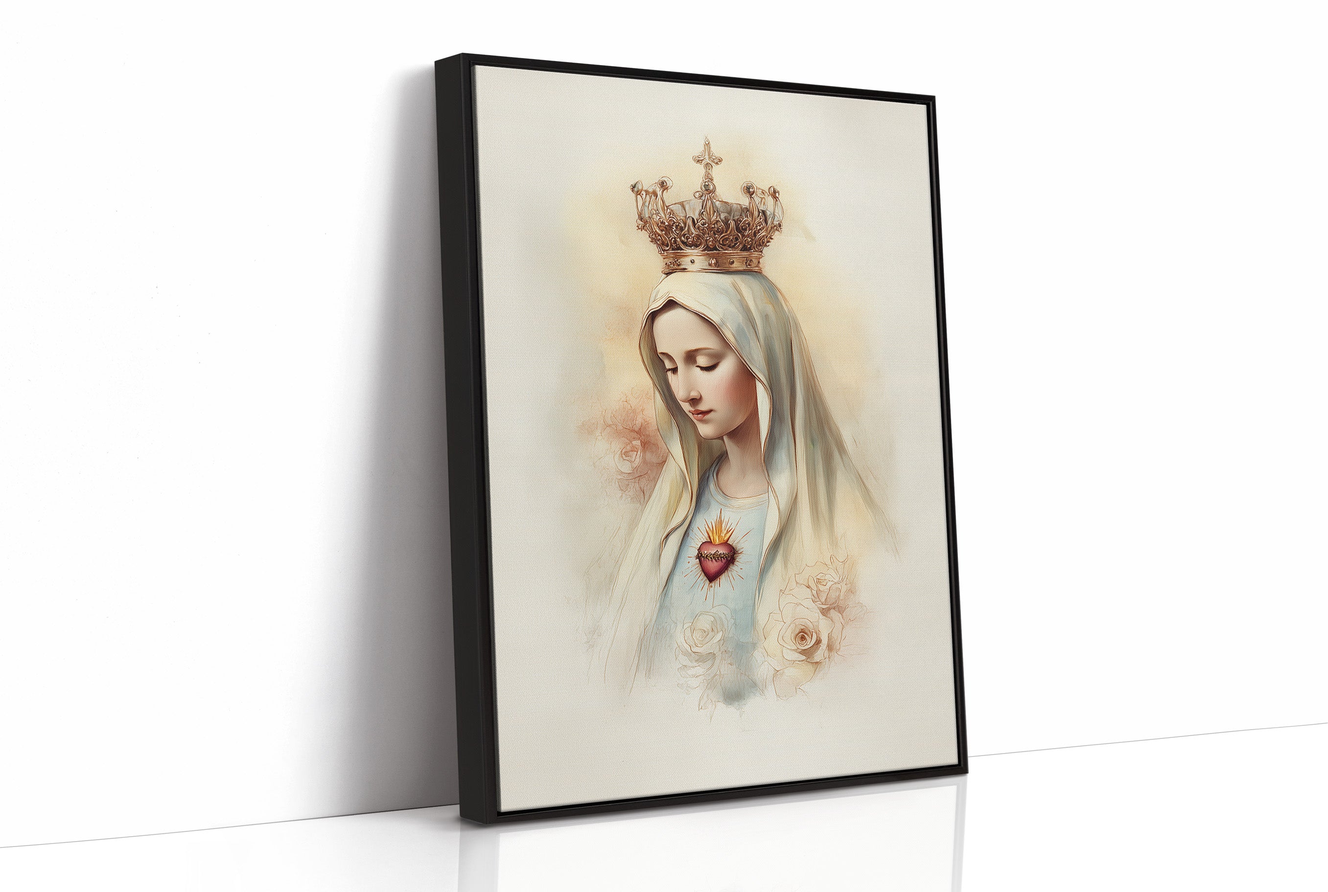 Sacred Heart In Quiet Devotion