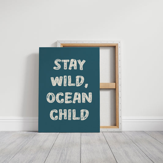 Ocean Letters Carved In Morning