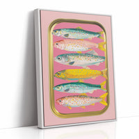 Sardines On A Pink Tin