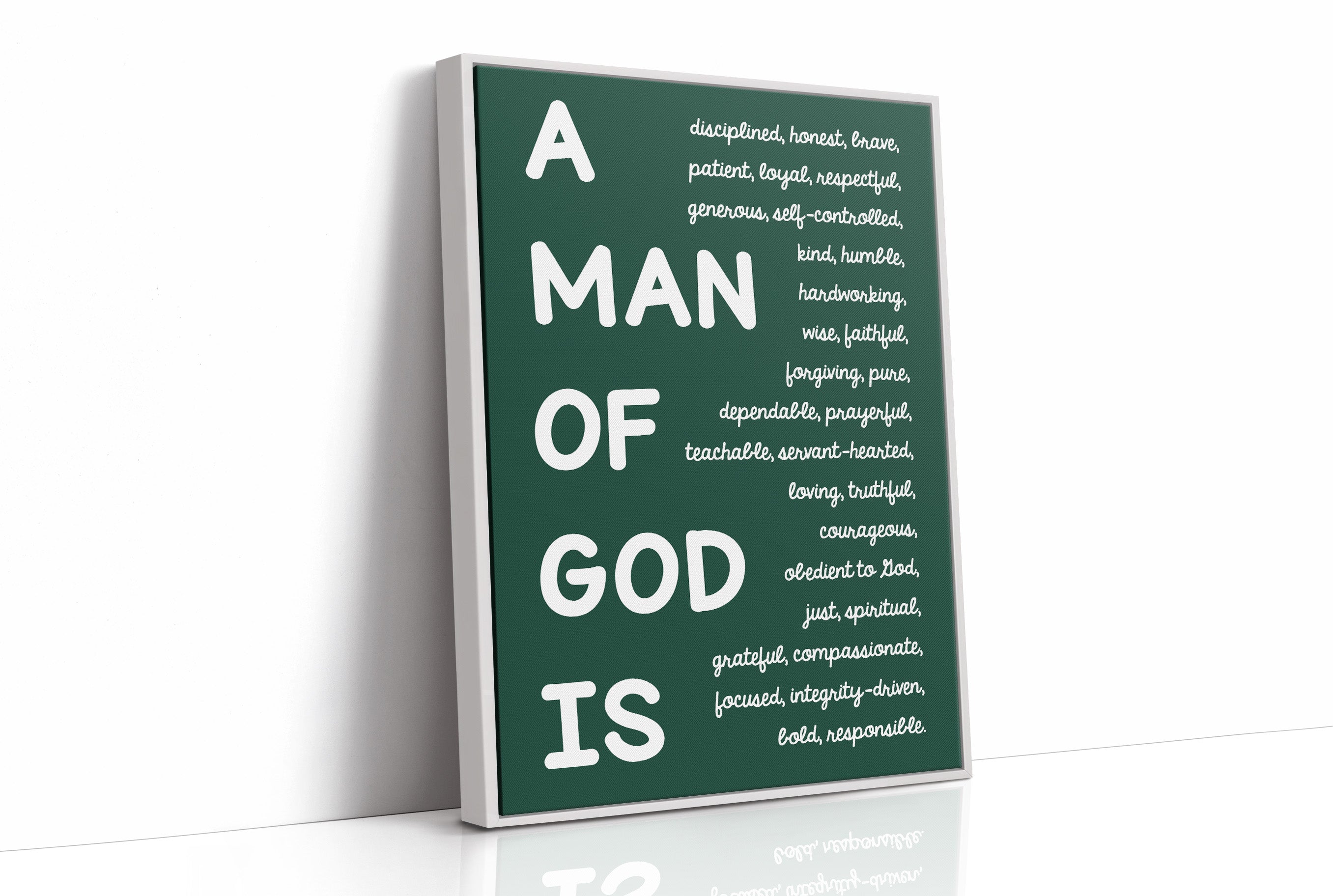A Man of God Is (Forest Green)