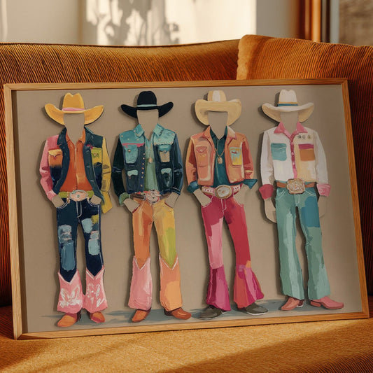 Rhinestone Cowboys Paint Pastel Days