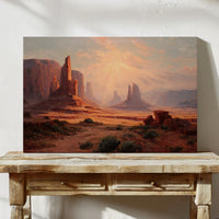 Sacred Light Bathes Ancient Towers