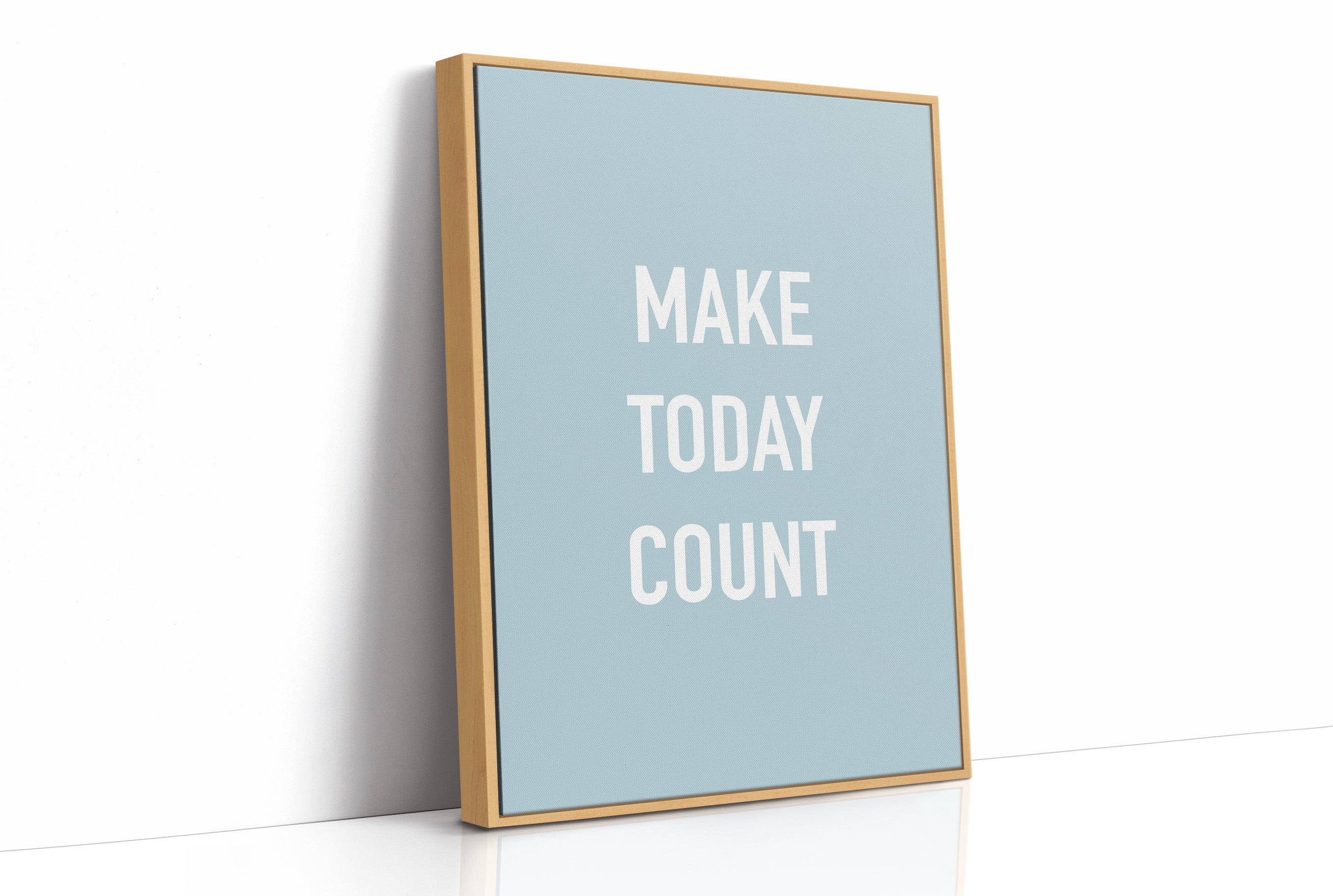 Make Today Count Minimalist Quote Print