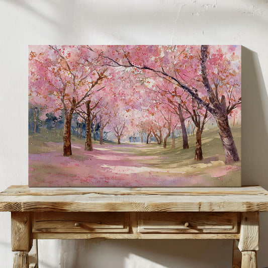 Cherry Path Leads To Spring