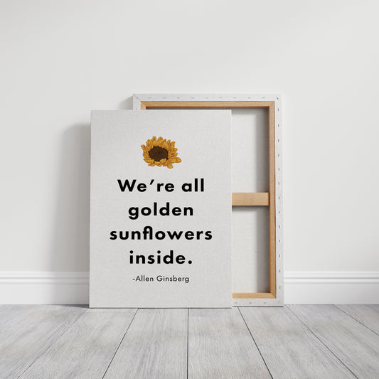 Petals Paint Poetry In Gold