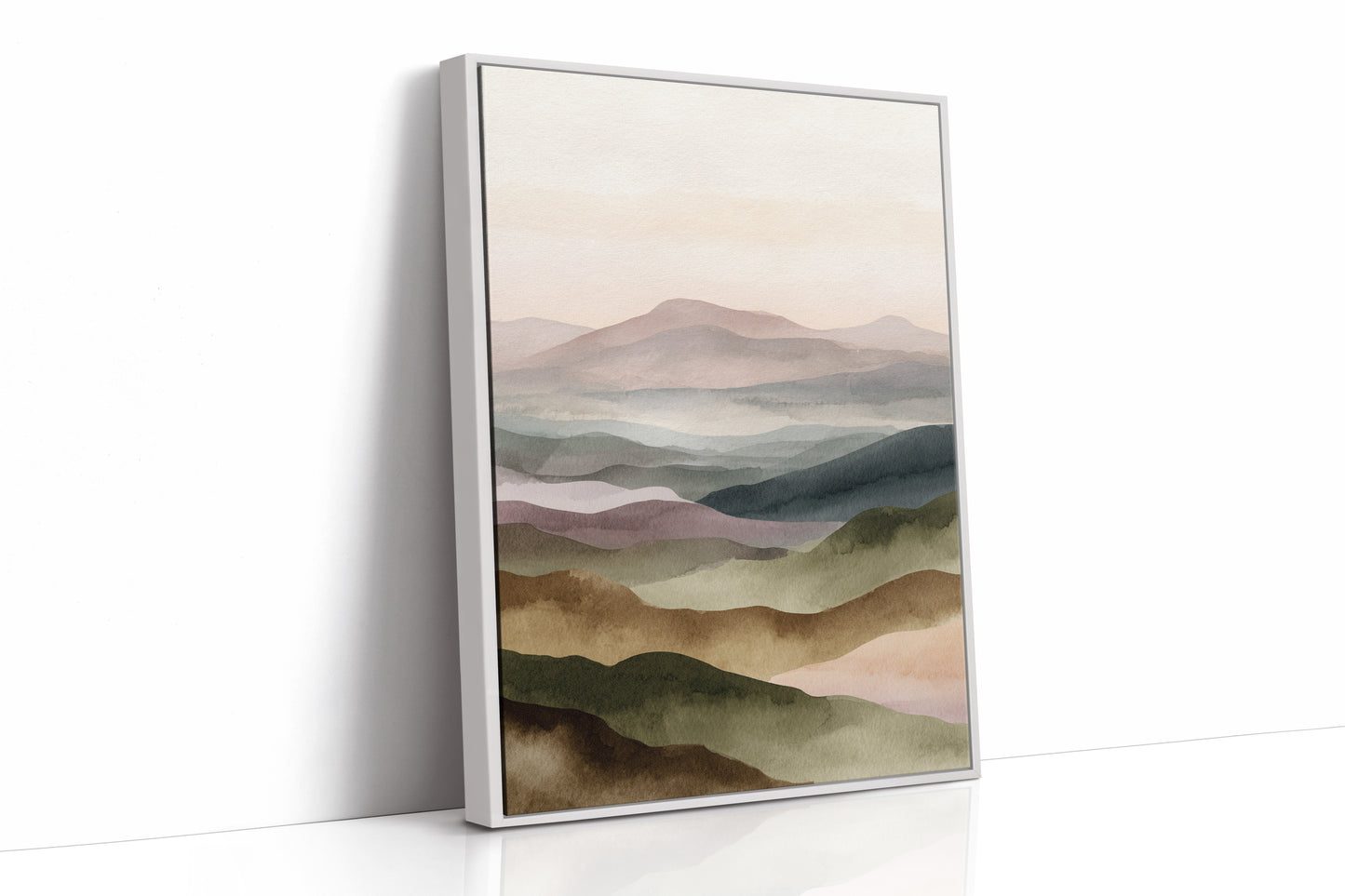 Mountains Breathe in Gentle Hues