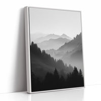 Veil of Mountains in Mist