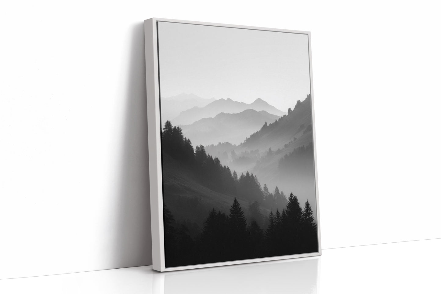 Veil of Mountains in Mist