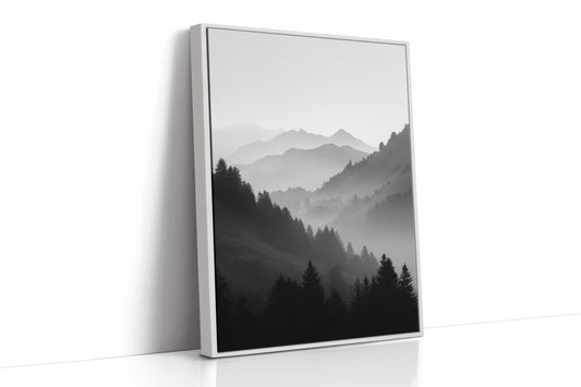 Veil of Mountains in Mist