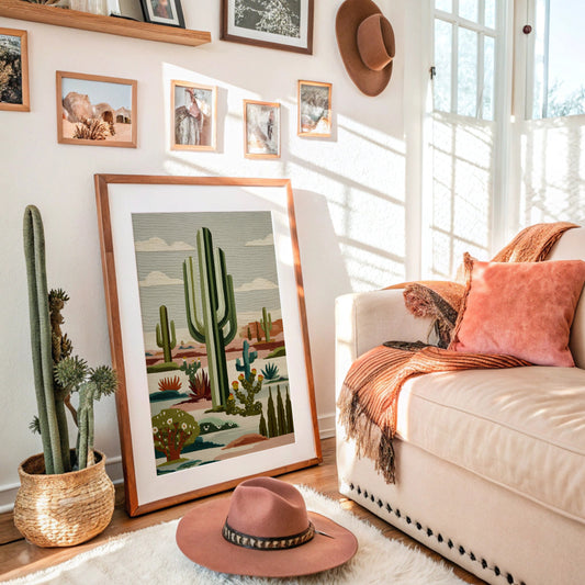 Saguaros Paint Their Desert Symphony