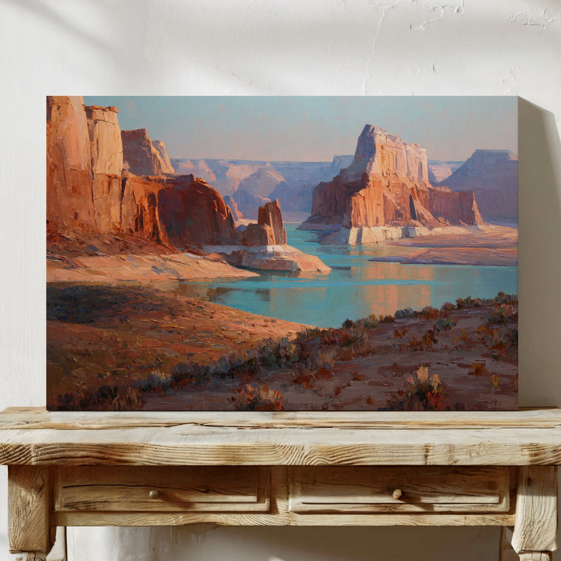 Turquoise Waters Pierce Ancient Stone