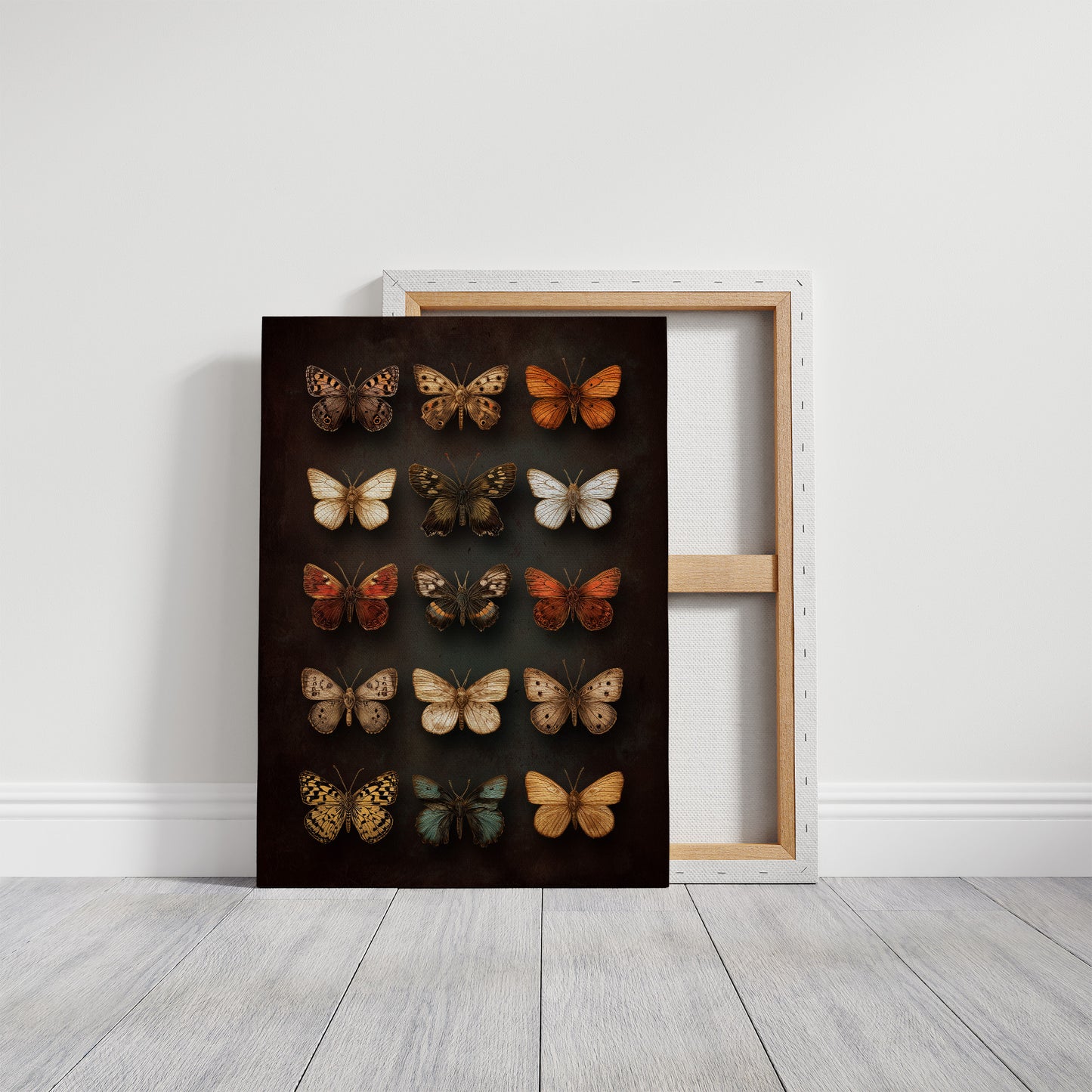 Amber Wings Against Midnight Walls