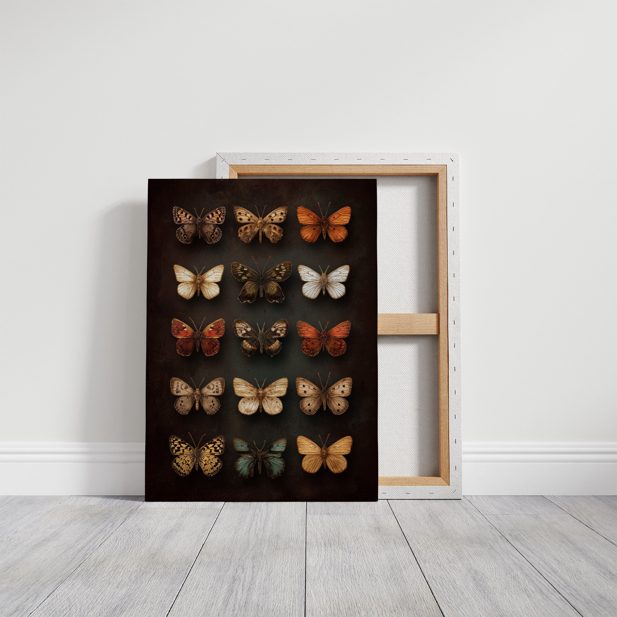 Amber Wings Against Midnight Walls