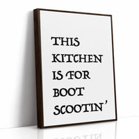 This Kitchen Is for Boot Scootin
