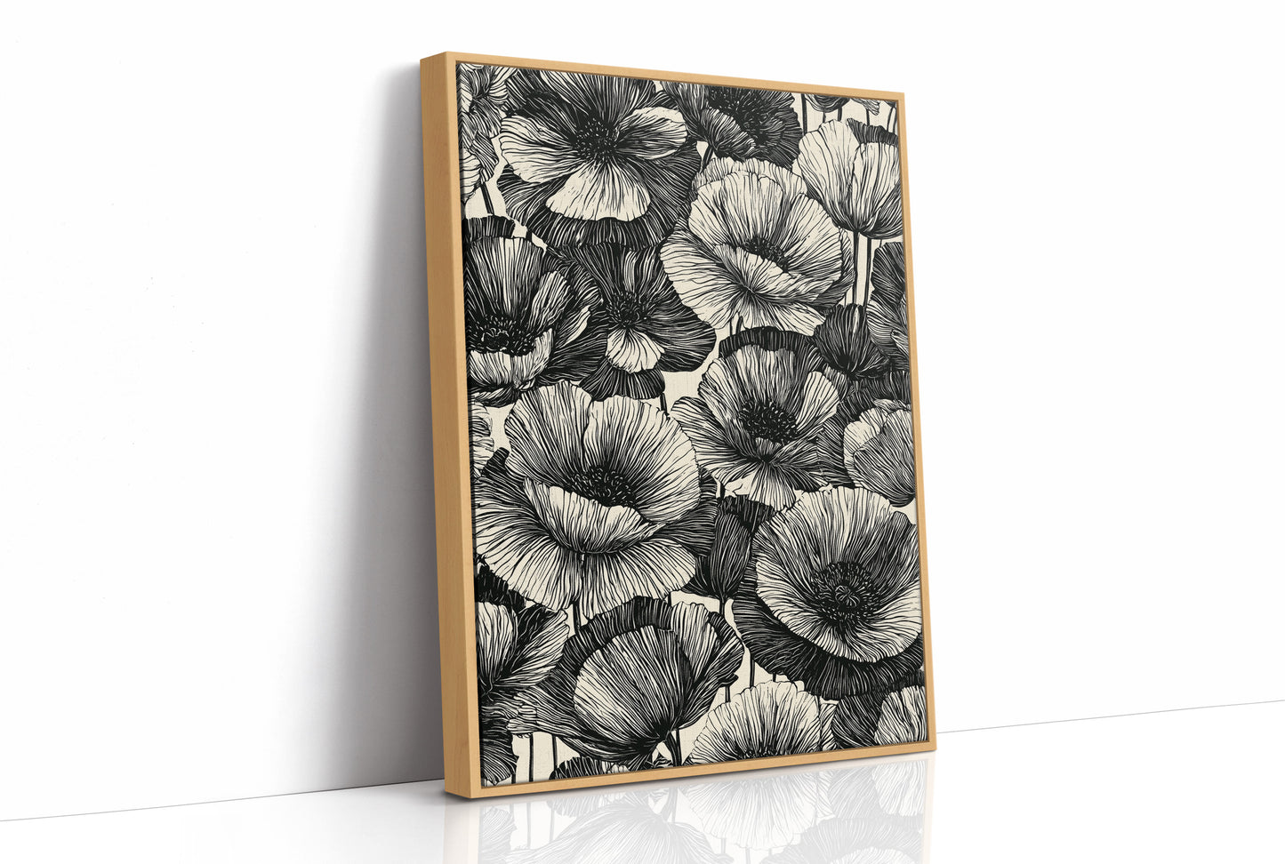 Ink Bloom Poppy Field