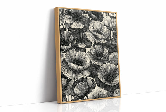 Ink Bloom Poppy Field