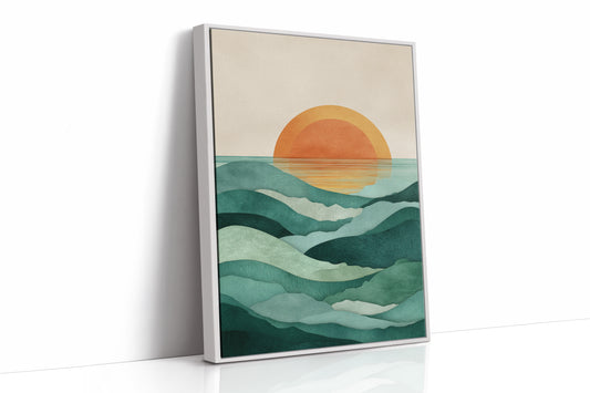 When Waves Embrace the Horizon