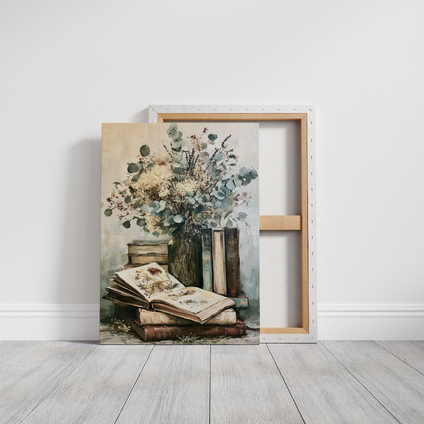 Eucalyptus & Pressed Blooms, Reading Corner