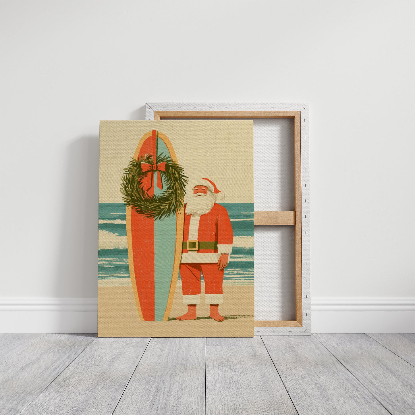 Beach Santa Skips the Sleigh