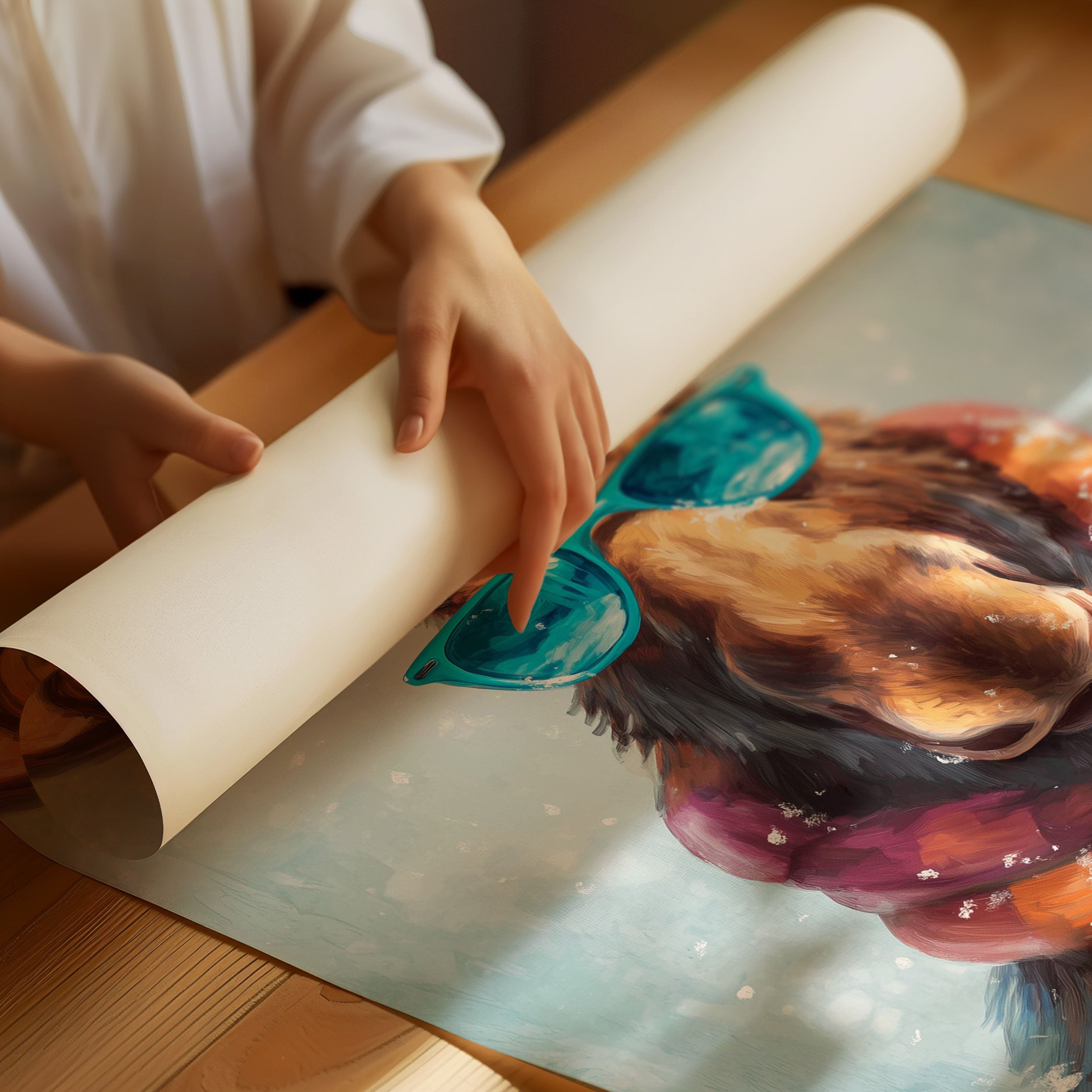 Cool Moose Brings Winter Cheer