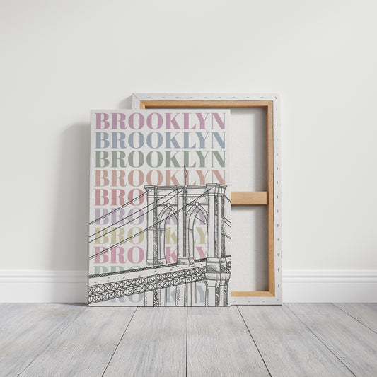 Pastel Stories Cross Brooklyn Bridge