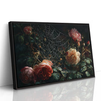 Roses Caught In Morning Dew