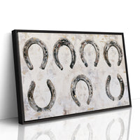 Seven Horseshoes, Textured Luck