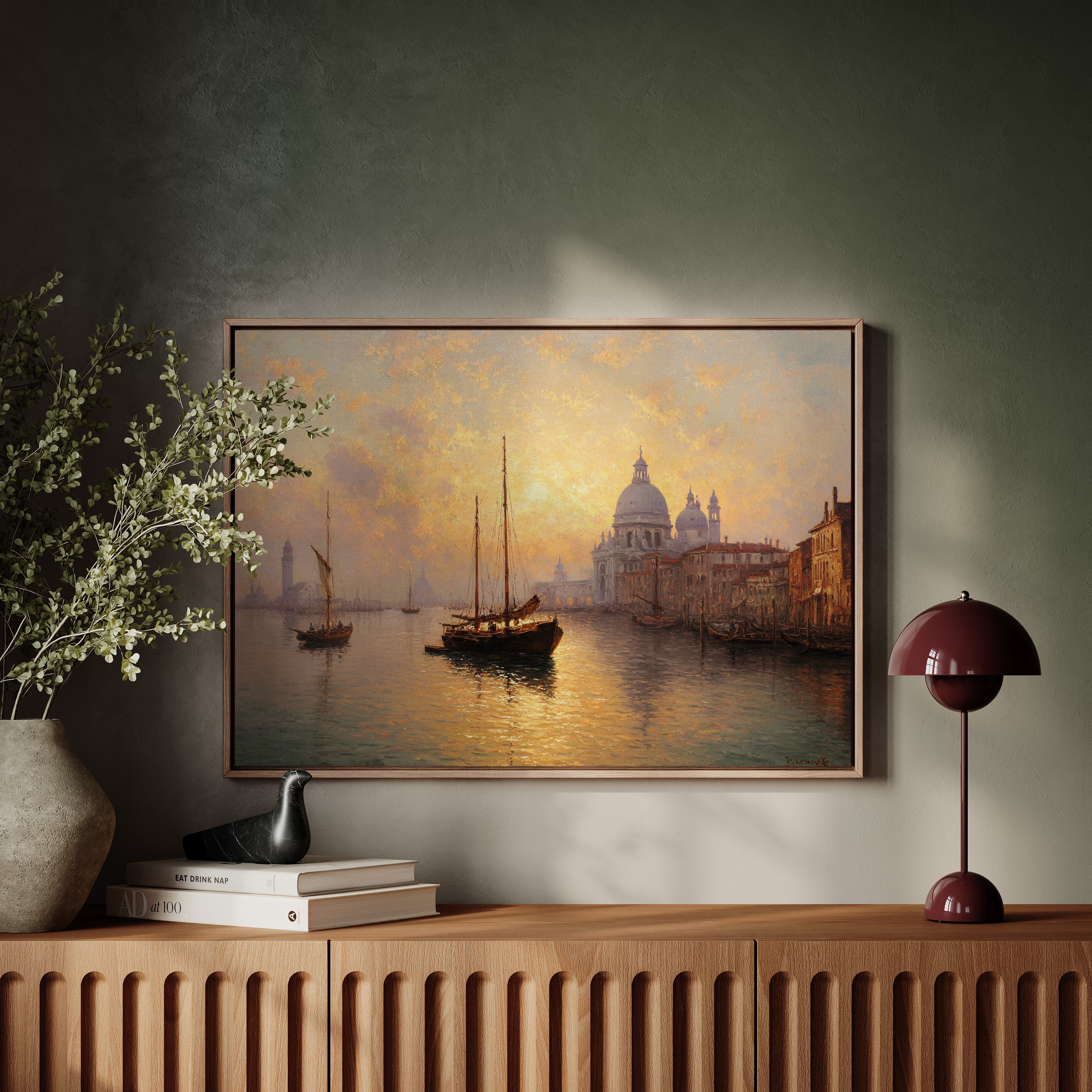 Venetian Sails Chase Golden Light
