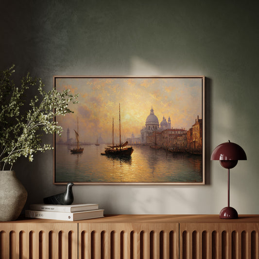 Venetian Sails Chase Golden Light