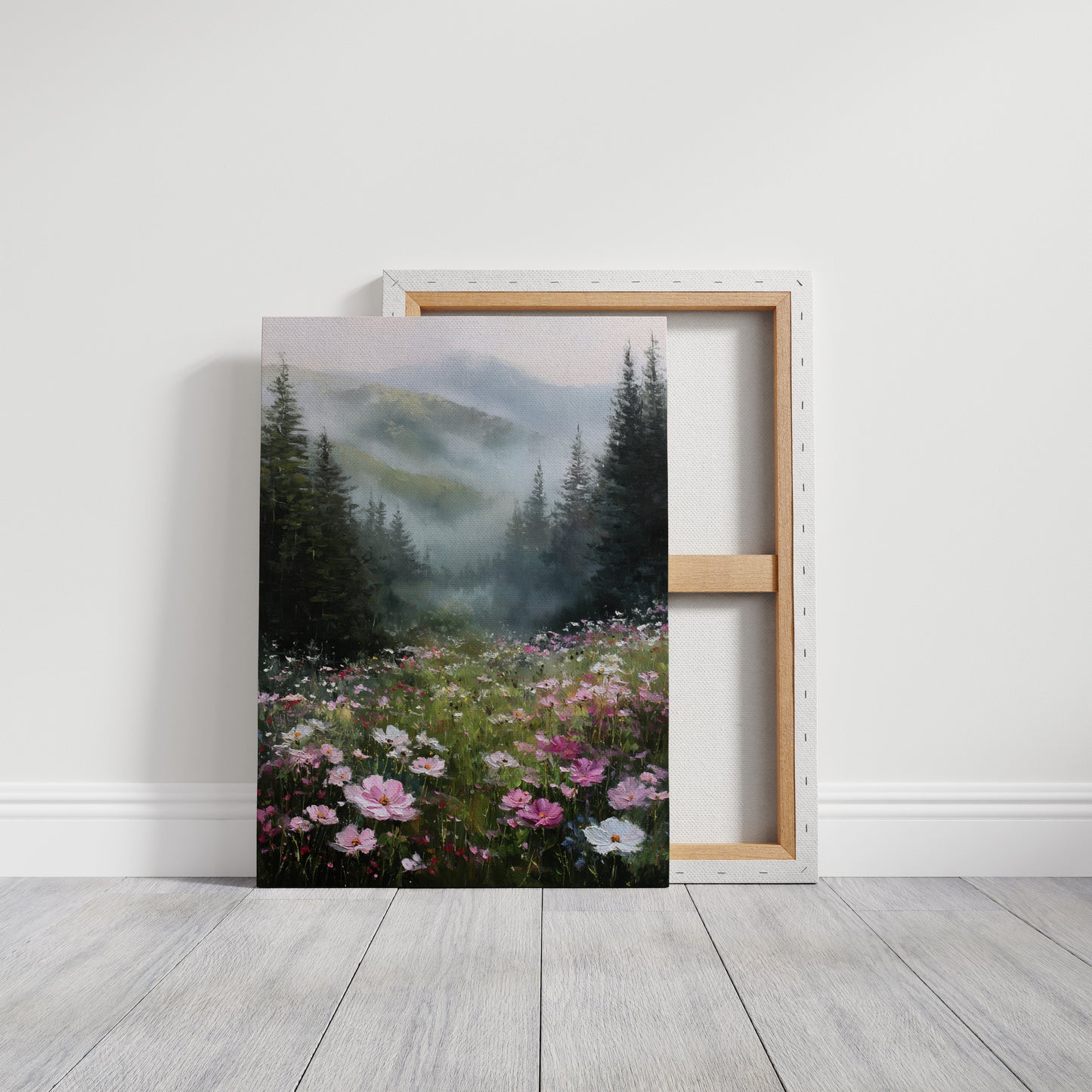 Mountain Meadow Wakes In Pink