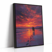 Sunset Walk Through Crimson Tides